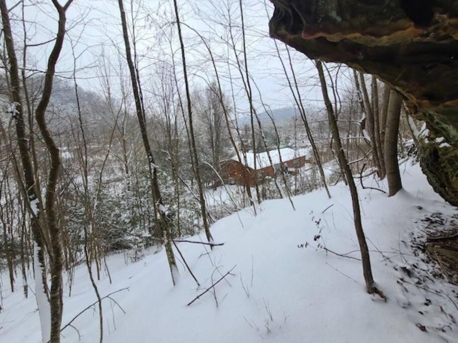 Hocking Hills Cabin-Private Hot Tub, Hiking, Caves Vila Rockbridge Exterior foto